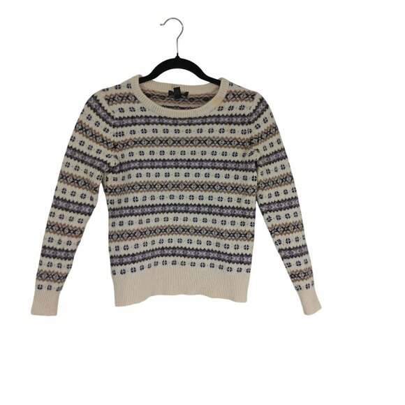 J. Crew Sweaters - J. Crew Sweater 100% Lambs Wool Womens Size Small Fair Isle